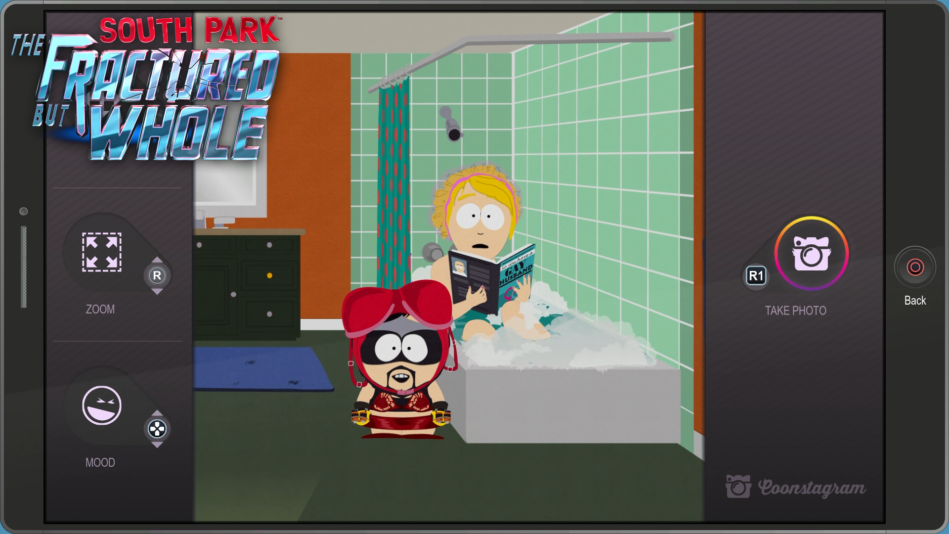 South Park The Fractured But Whole Catching Butters Mom In The Bath
